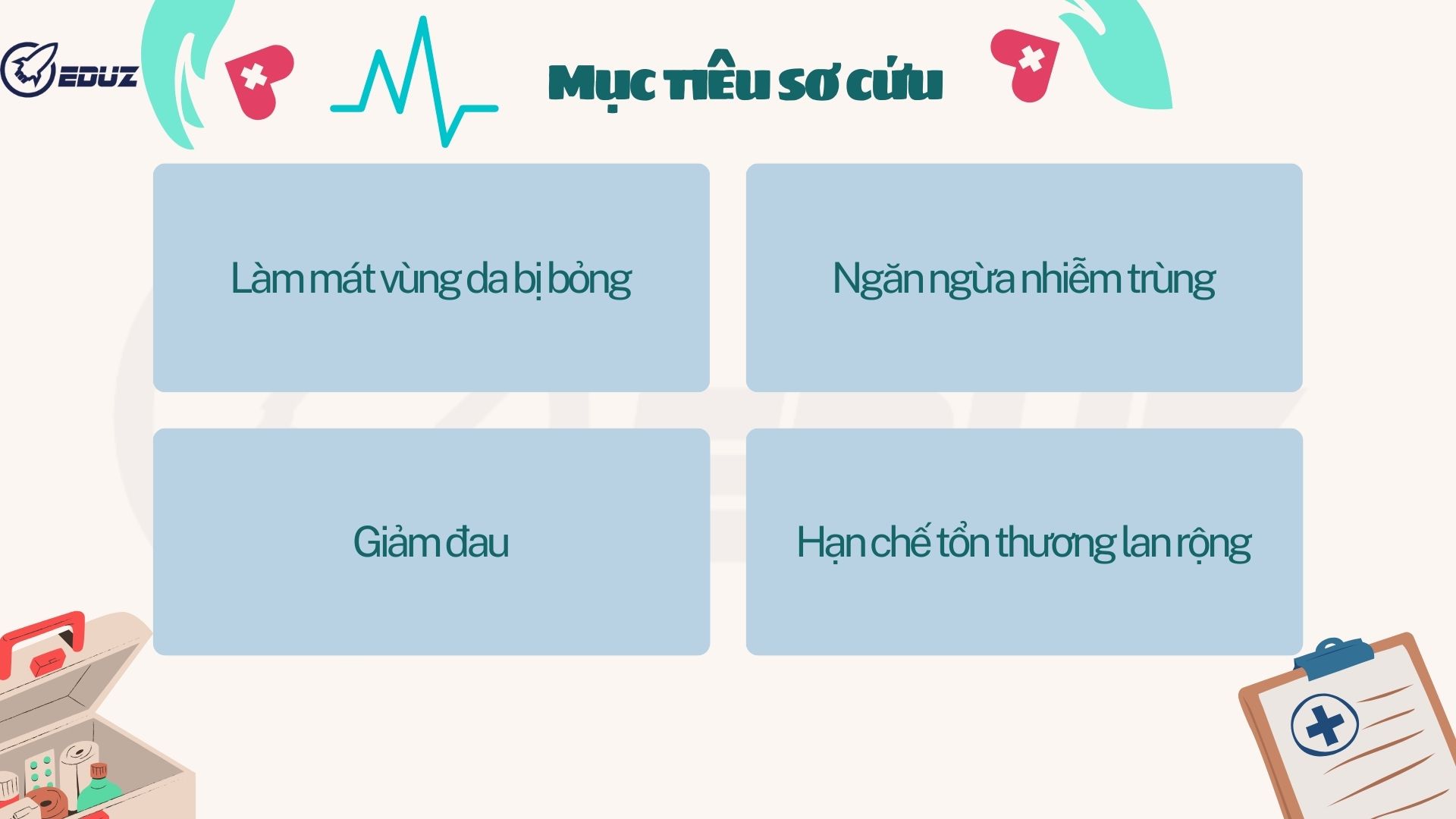 3. Mục tiêu khi thực hiện sơ cứu
